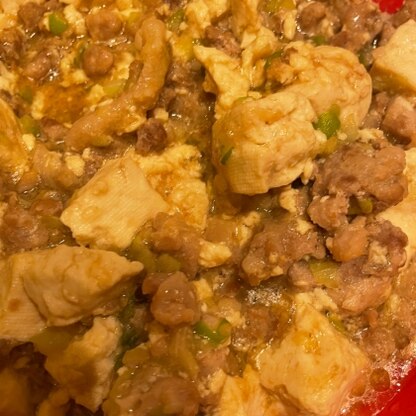 レンジで麻婆豆腐作るのにハマってます♡
こちらのレシピもとてもおいしかったです♡